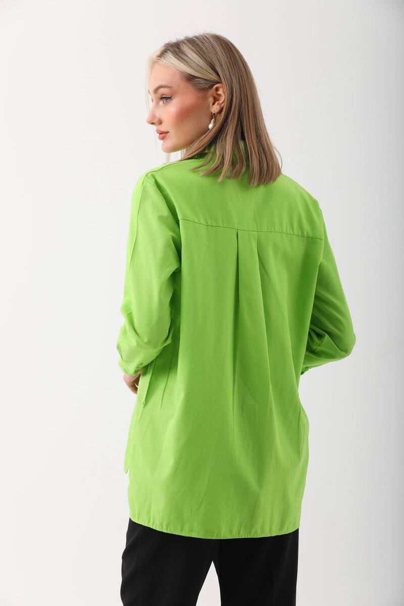 Arkası Uzun Kadın Gömlek Arkası Uzun Kadın Gömlek