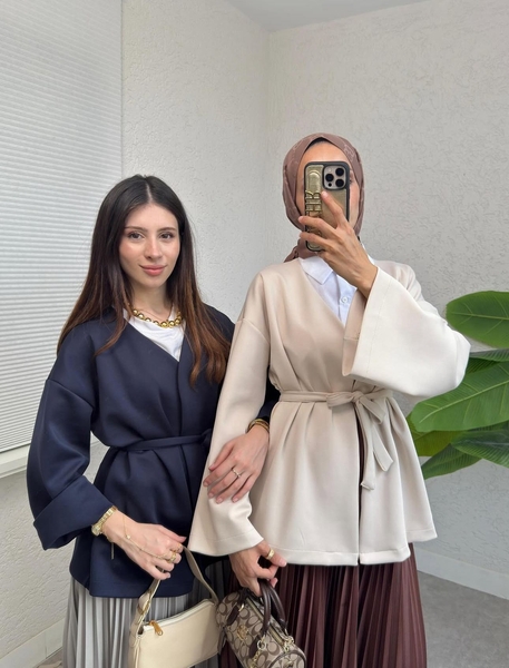 Bağlamalı Ceket - Thumbnail