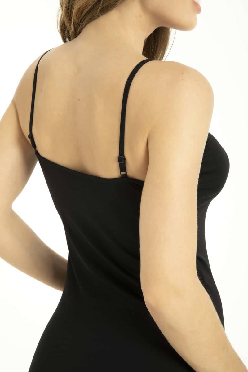 Bambu İp Askılı Kombinezon