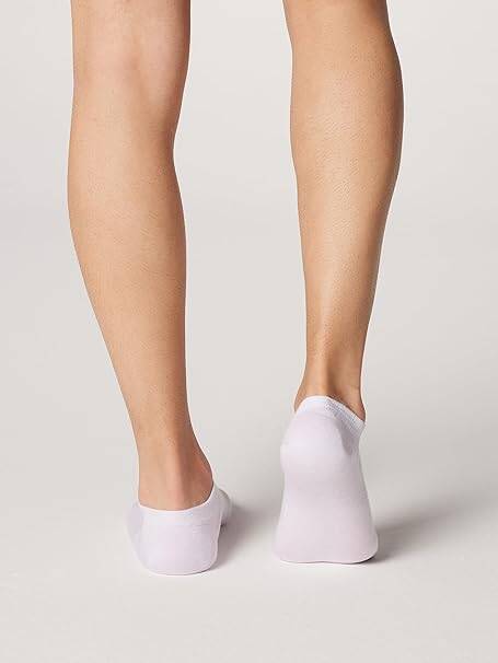 Beyaz Kadın Bambu Sneakers Çorap