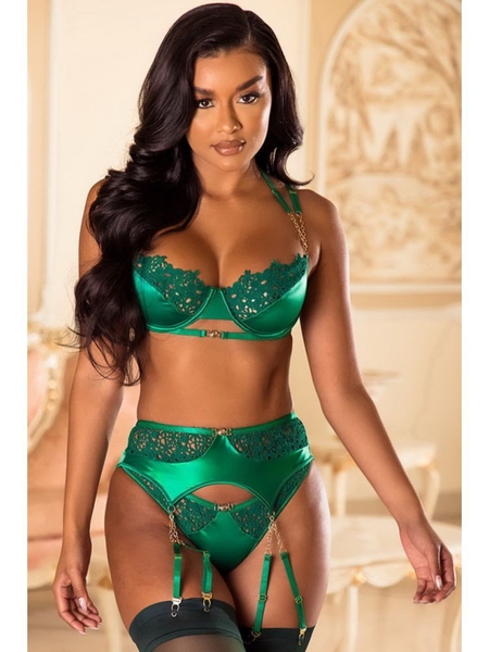 Dantel Detaylı Jartiyer Takımı - Thumbnail