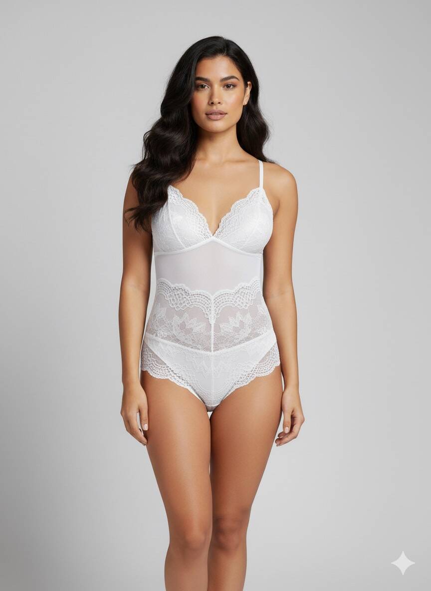 Ekru Destekli Bodysuit Ekru Destekli Bodysuit