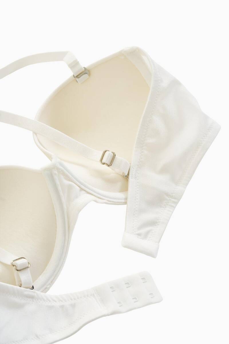 Ekru Destekli Straplez Sutyen