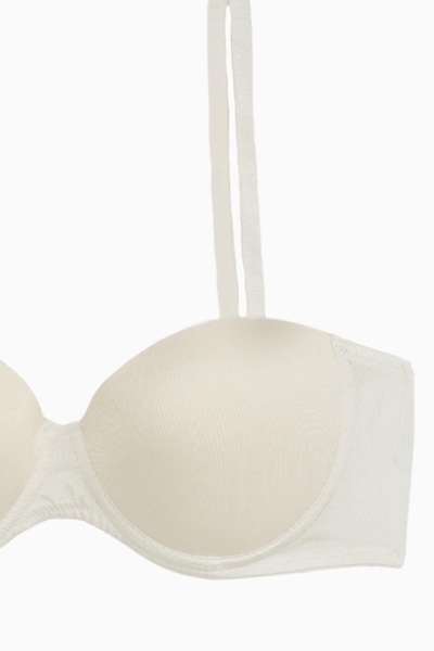 Ekru Destekli Straplez Sutyen - Thumbnail