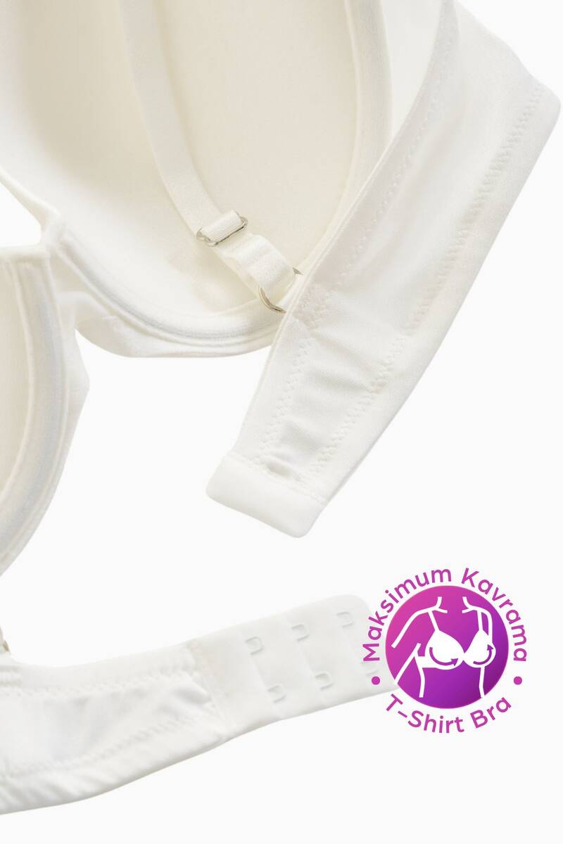 Ekru Çift Destekli Sutyen