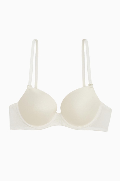 Ekru Desteksiz Mikro Sutyen - Thumbnail