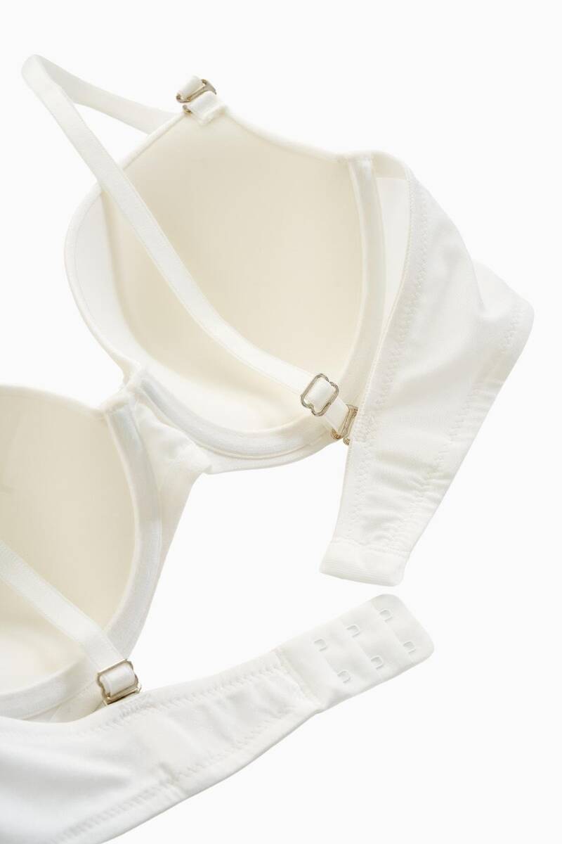 Ekru Desteksiz Mikro Sutyen