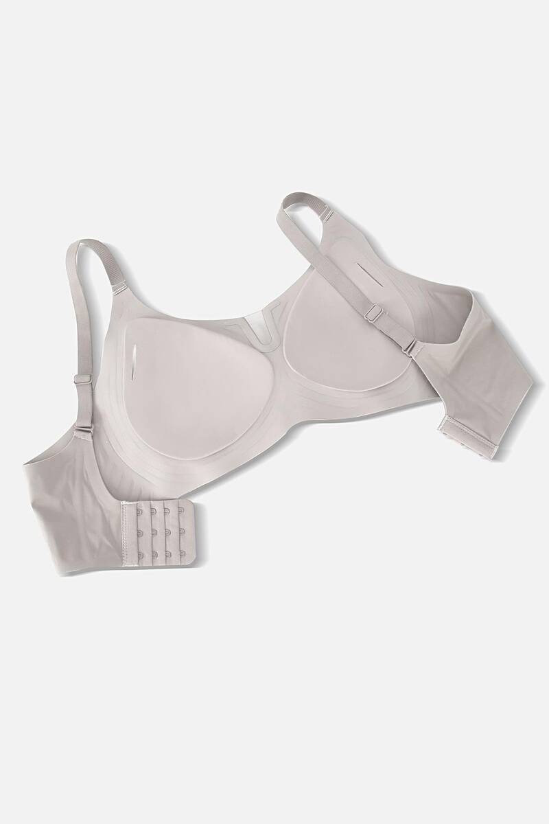 Ghost Dikişsiz Lazer Kesim Gri Sutyen