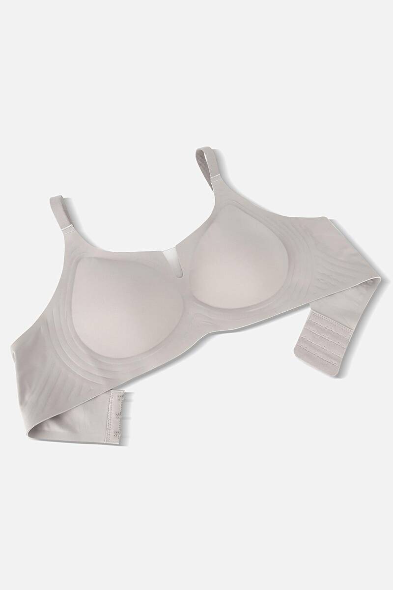 Ghost Dikişsiz Lazer Kesim Gri Sutyen