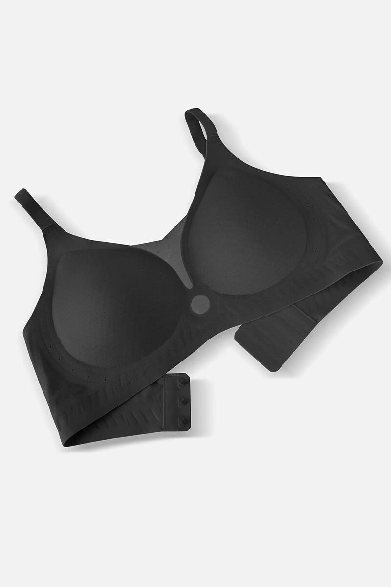 Ghost Siyah Dikişsiz Lazer Kesim Desteksiz Sutyen