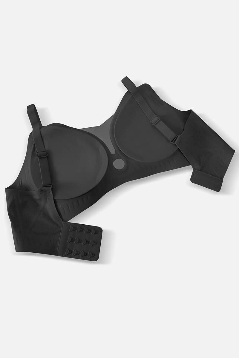 Ghost Siyah Dikişsiz Lazer Kesim Desteksiz Sutyen