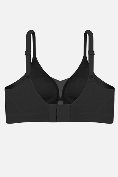 Ghost Siyah Dikişsiz Lazer Kesim Desteksiz Sutyen - Thumbnail