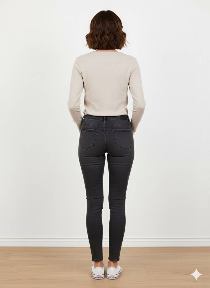 Gri Uzun Kol Tişört