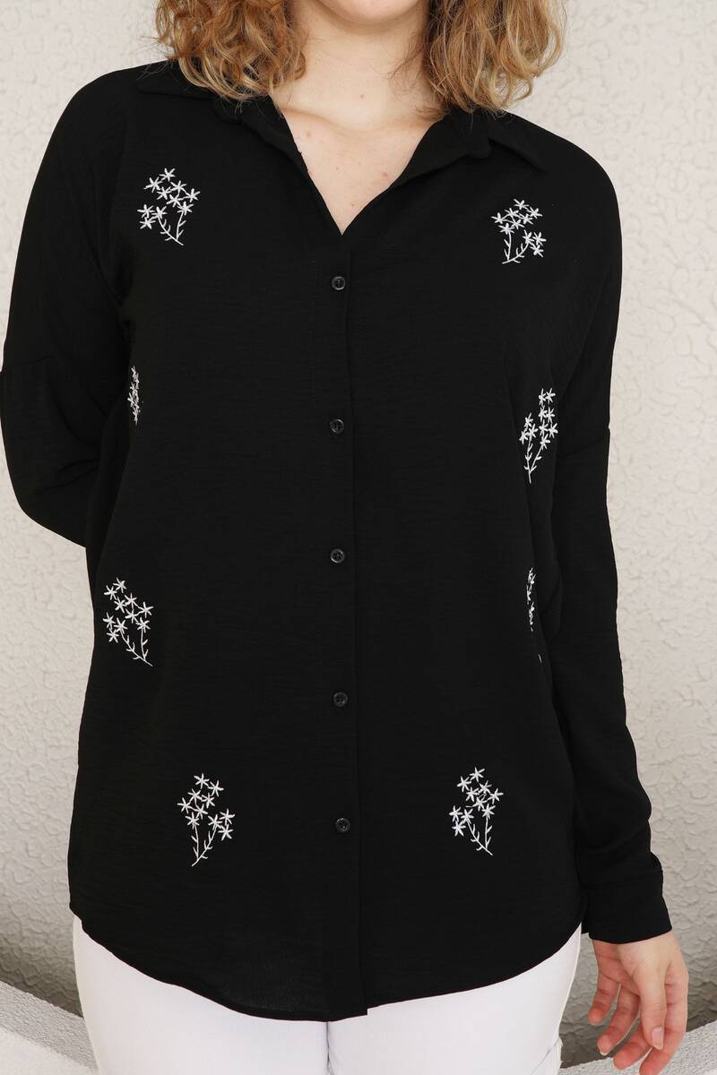 İşlemeli Kadın Gömlek İşlemeli Kadın Gömlek