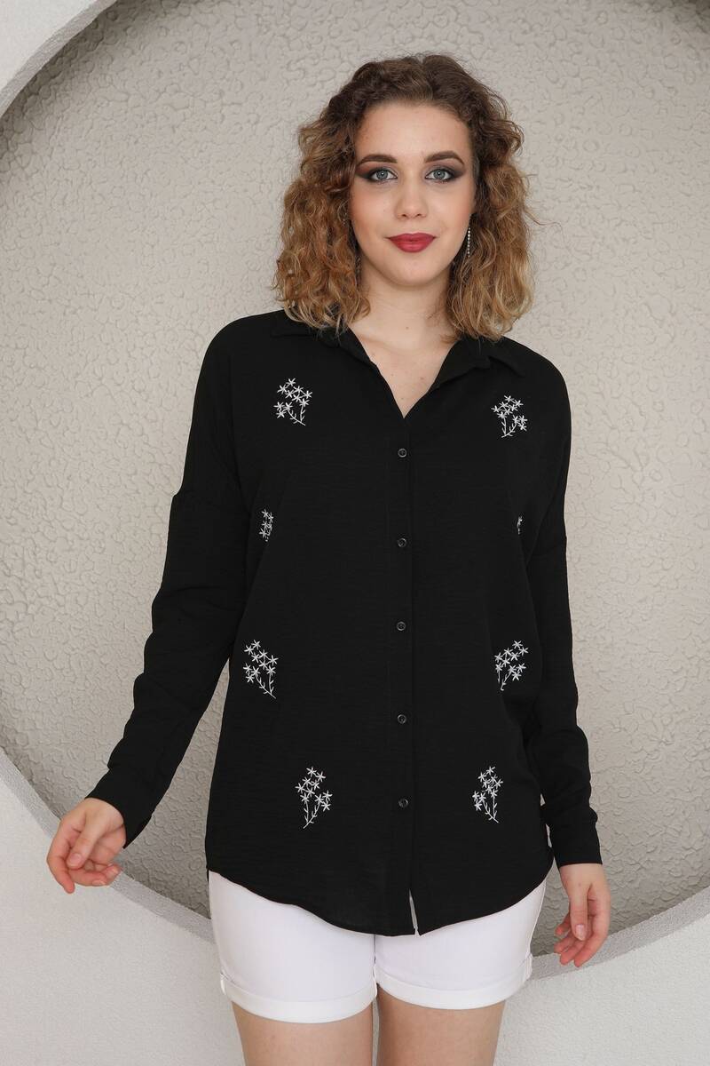 İşlemeli Kadın Gömlek İşlemeli Kadın Gömlek