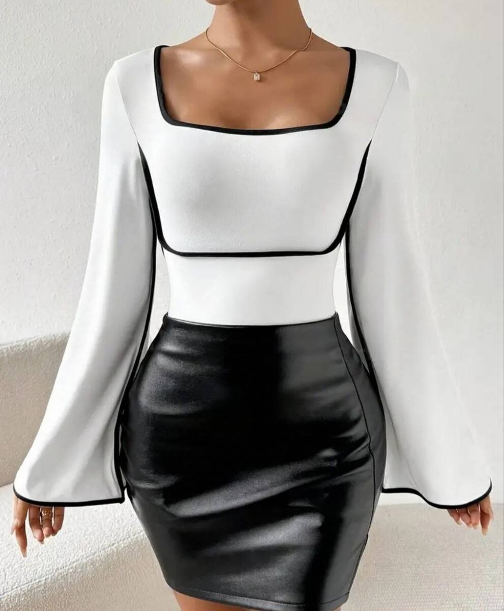 İspanyol Kol Beyaz Tişört