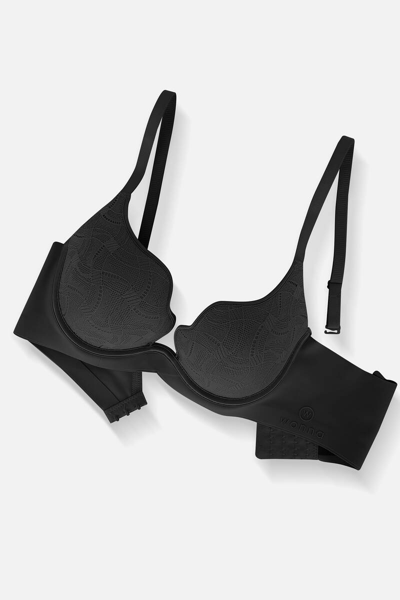 İstiridye Dantelli Desteksiz Sutyen