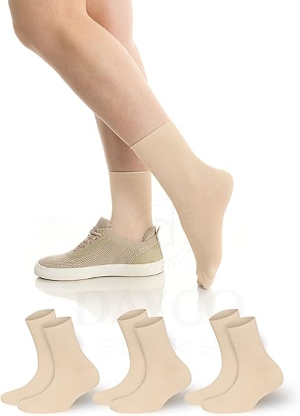  - Kadın Bambu Ten Kısa Soket Çoırap