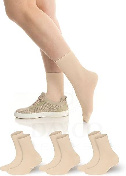 Kadın Bambu Ten Kısa Soket Çoırap