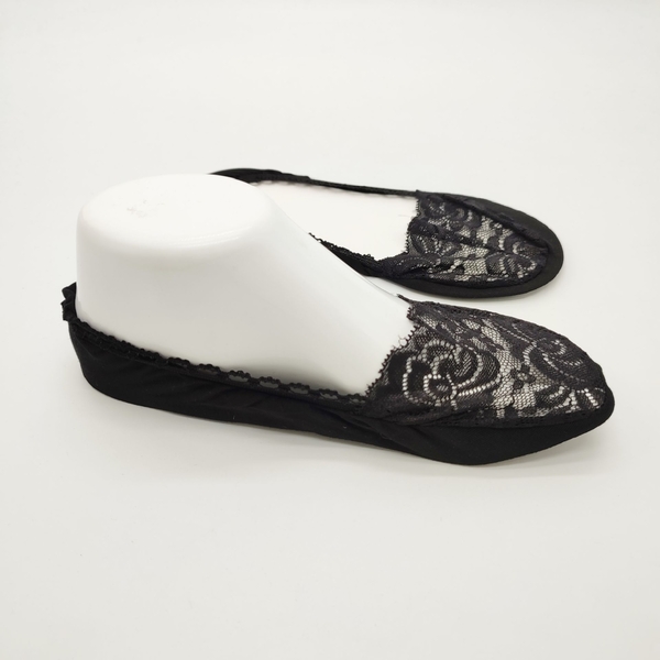 Kadın Dantelli Babet Çorap - Thumbnail