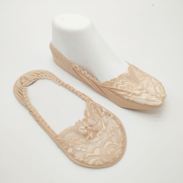 Kadın Dantelli Babet Çorap - Thumbnail