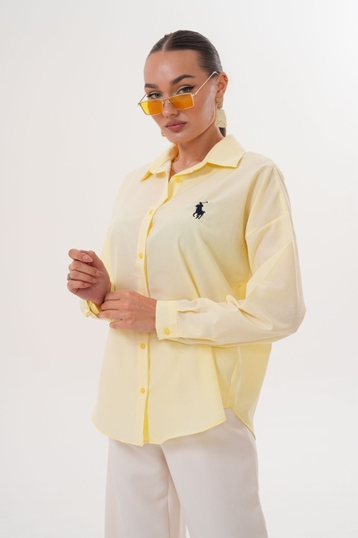 Kadın Kısa Gömlek - Thumbnail