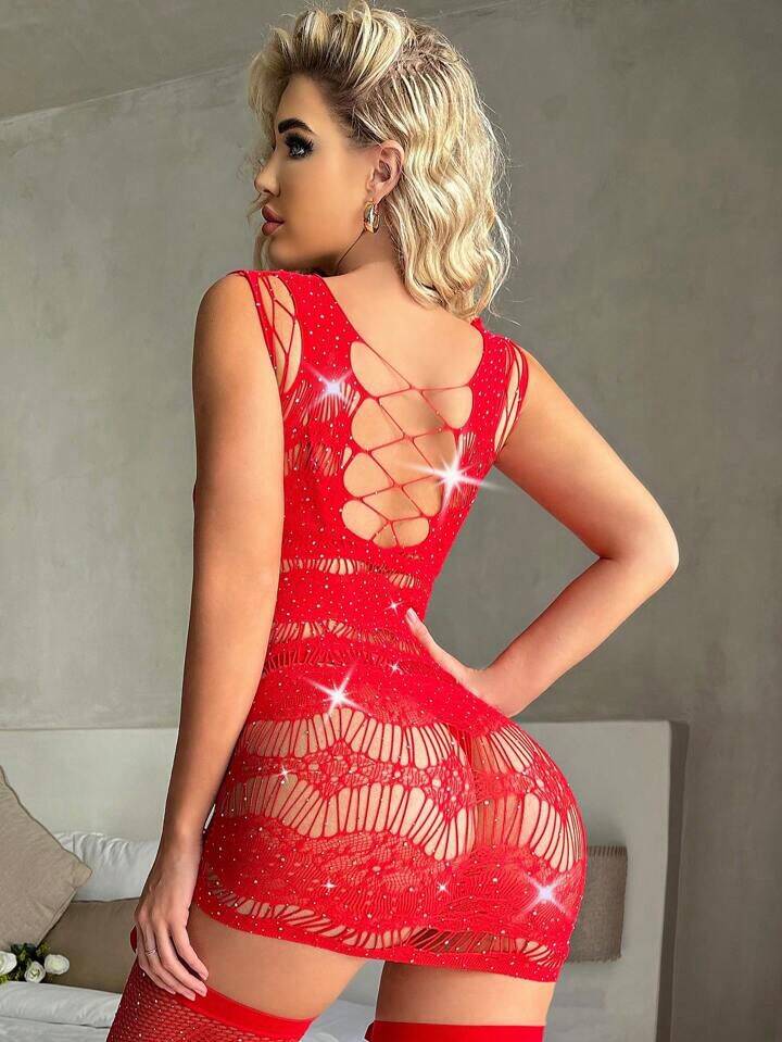 Kırmızı Vücut Çorabı