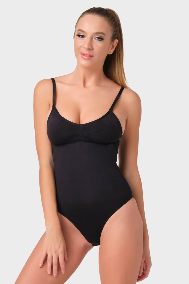 Lazer Kesim Göğüs Destekli İp Askılı Korse