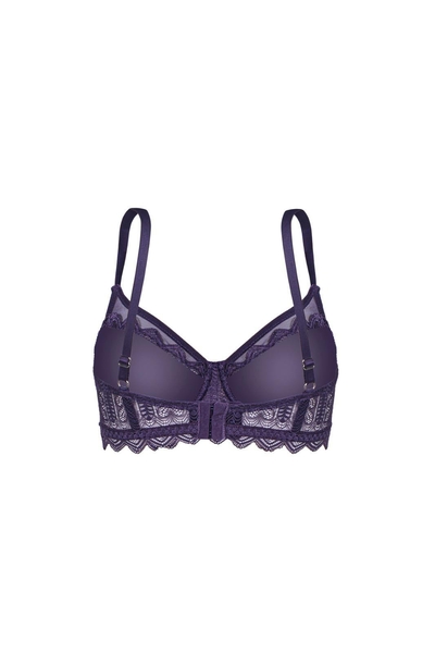 Mor Balenli Dantel Sutyen - Thumbnail