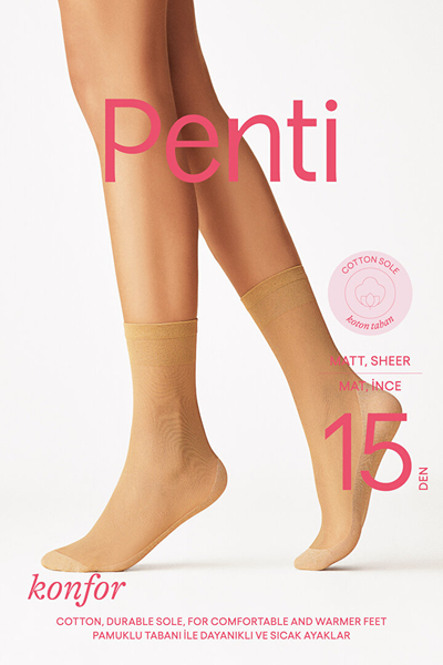 Penti Mat İnce Soket Çorap - Thumbnail