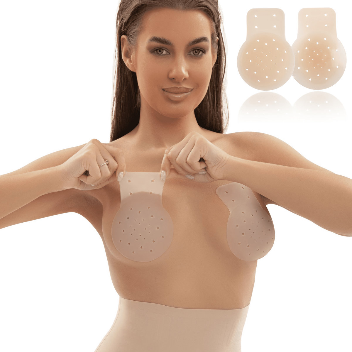 Silikon Yapışkanlı Meme Ucu Kapatıcı