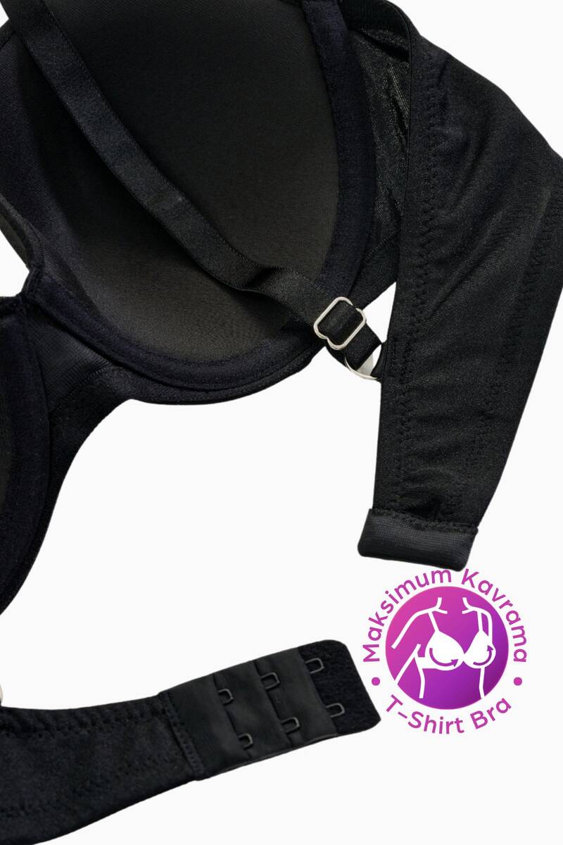 Siyah Çift Destekli Sutyen