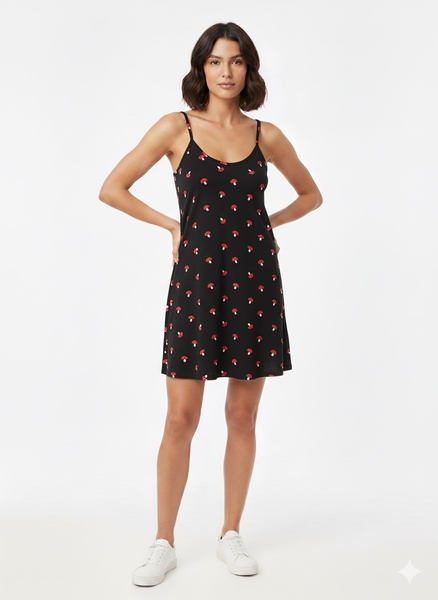  - Siyah Penye Gecelik