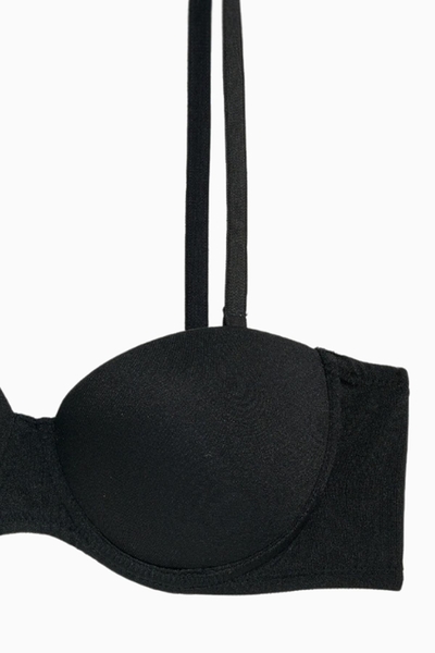 Straplez Siyah Destekli Sutyen - Thumbnail