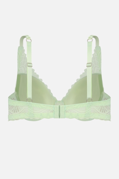 Su Yeşili Dantel Desteksiz Sutyen Takım - Thumbnail