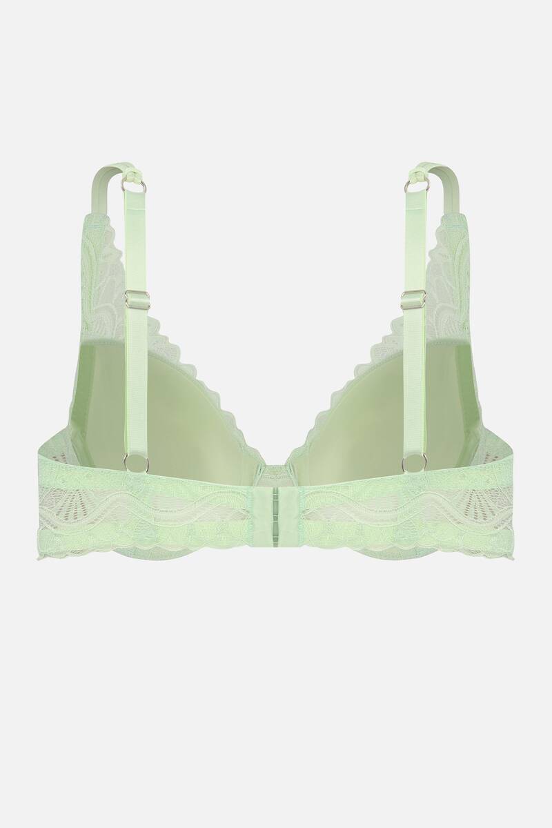 Su Yeşili Dantel Desteksiz Sutyen Takım
