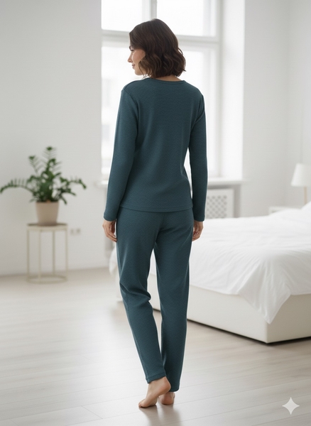 Tavşan Desenli Pijama Takım - Thumbnail