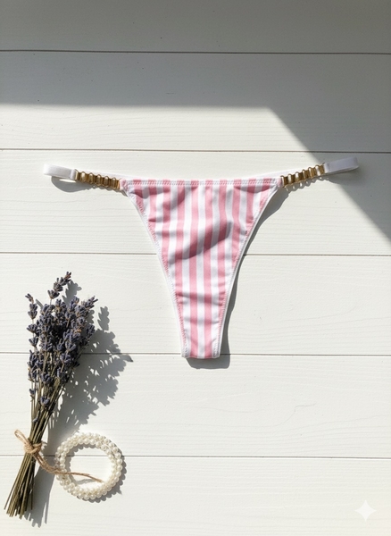  - Toka Detaylı Saten Külot