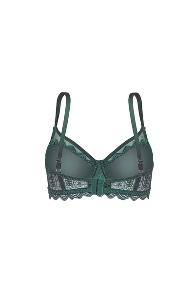 Yeşil Balenli Dantel Sutyen - Thumbnail