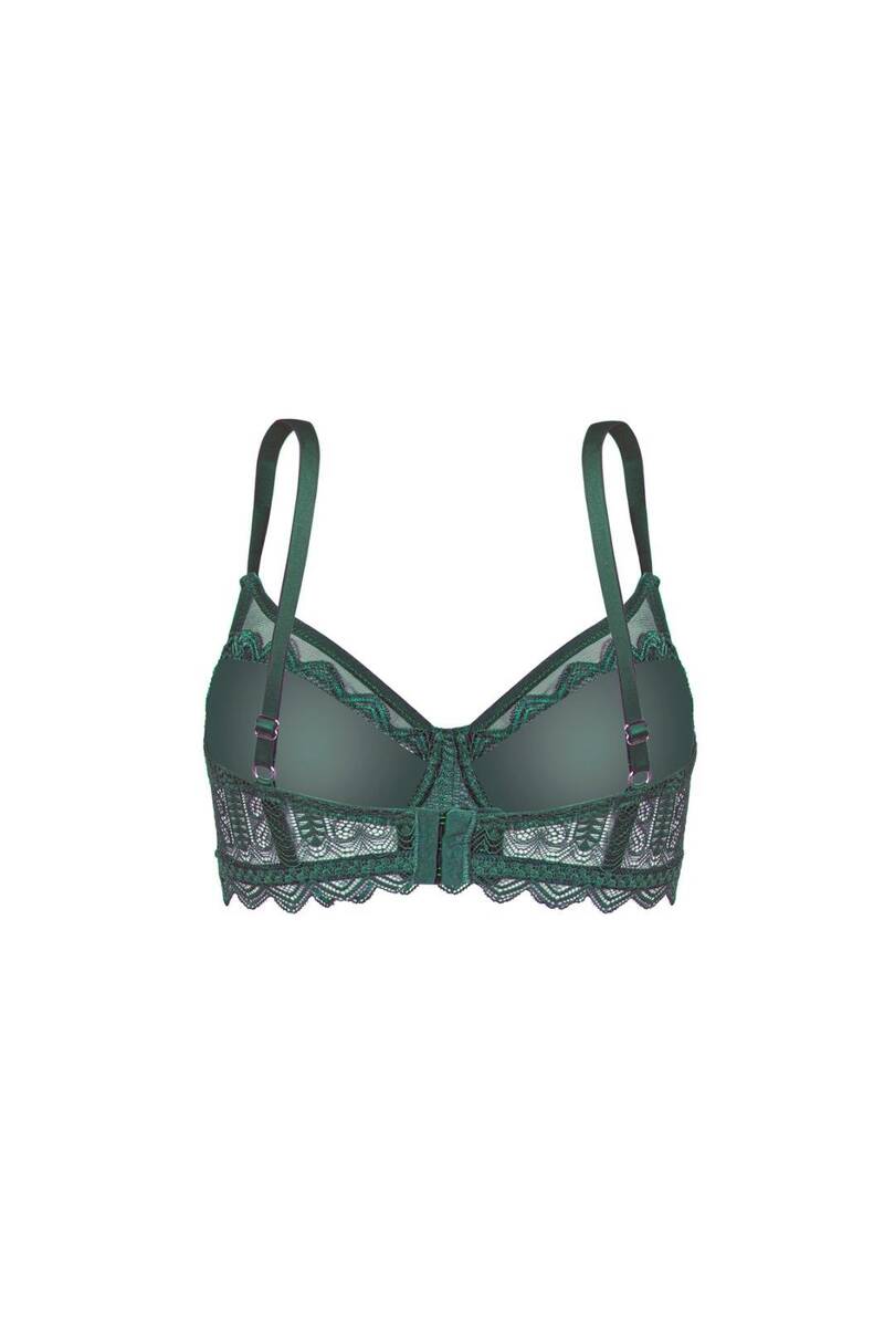 Yeşil Balenli Dantel Sutyen
