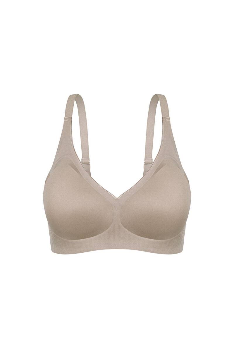 Yok Gibi Dikişsiz Desteksiz Bronz Sutyen