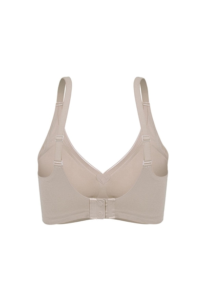 Yok Gibi Dikişsiz Desteksiz Bronz Sutyen - Thumbnail